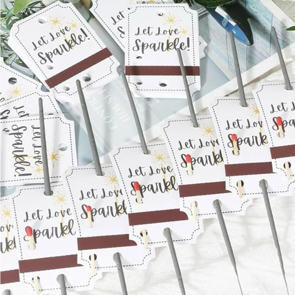 Let Love Sparkle Paper Tags - 80 pcs